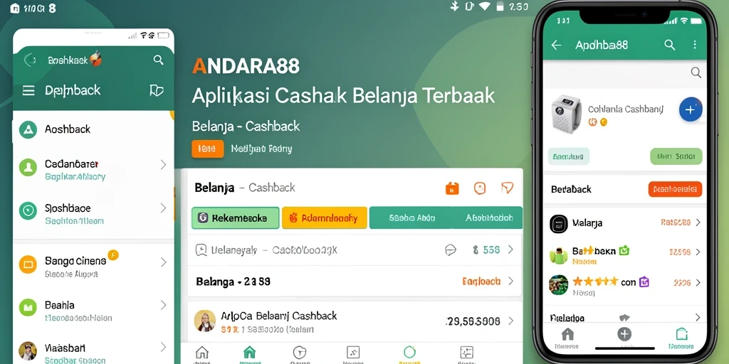 Tampilan antarmuka ANDARA88 yang user-friendly untuk fitur Cashback.