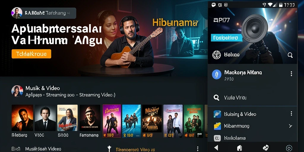Antarmuka pengguna API77 yang menarik dan mudah digunakan untuk Streaming Video.
