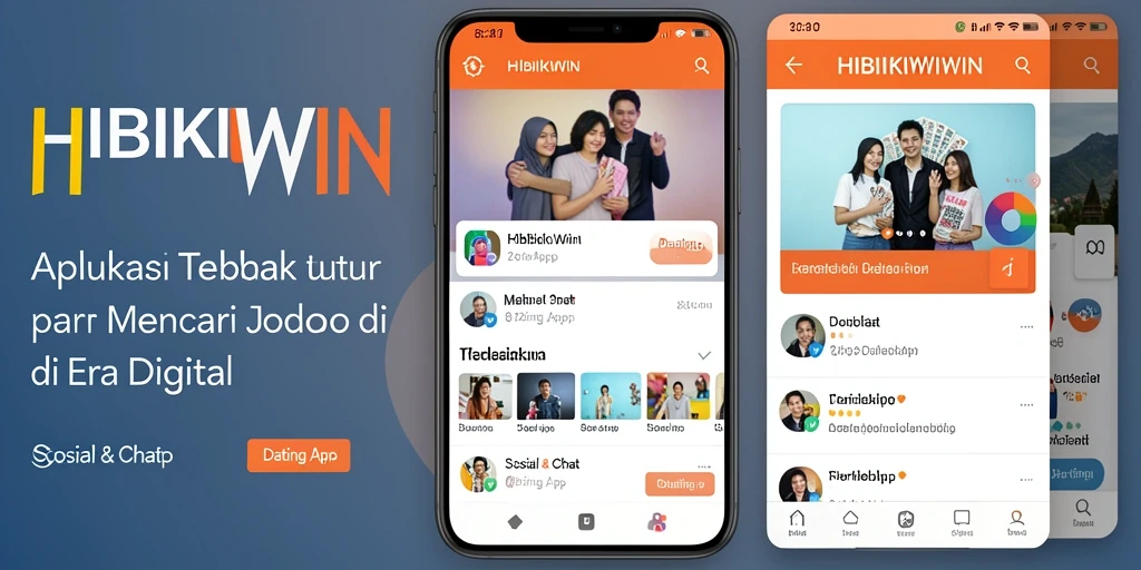 Tampilan antarmuka HIBIKIWIN yang menarik dan fungsional.