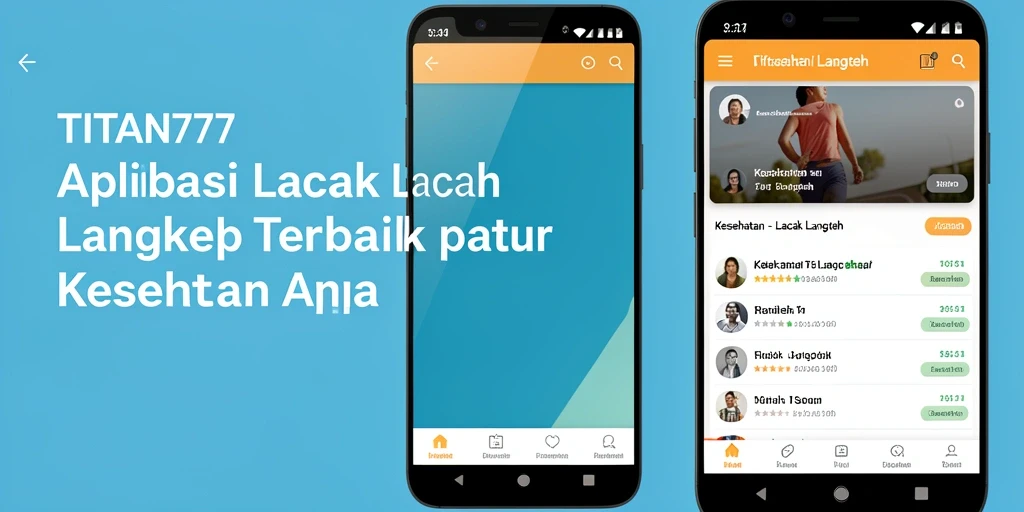 Tampilan antarmuka utama TITAN777 dengan fitur Lacak Langkah.
