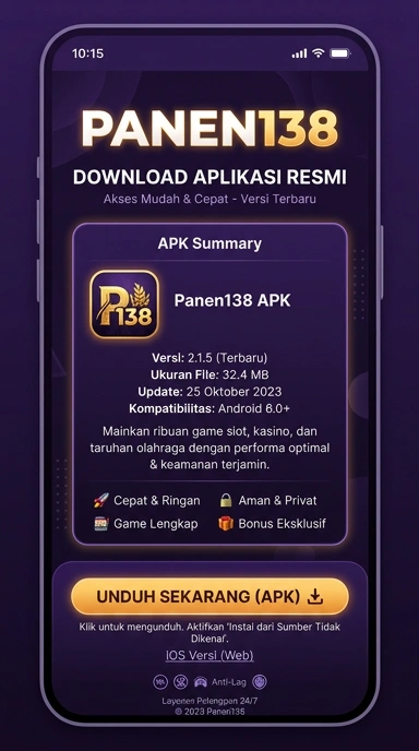 Panduan Unduh APK panen138 untuk Android